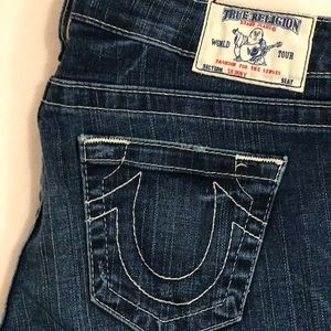 Size 28" Authentic True Religion Skinny Jeans.